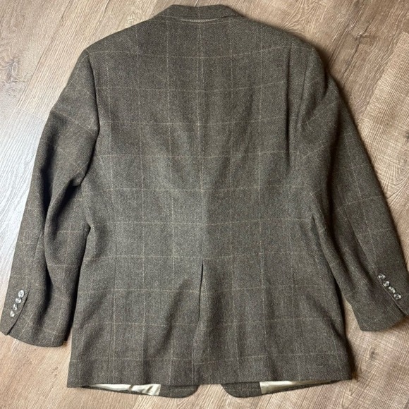 Brooks Brothers 100% Camelhair Plaid Blazer Mens - Picture 8 of 11